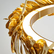 Global Views Laurel Chandelier-Brass