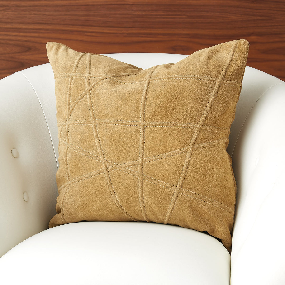 Global Views Crossroads Suede Pillow