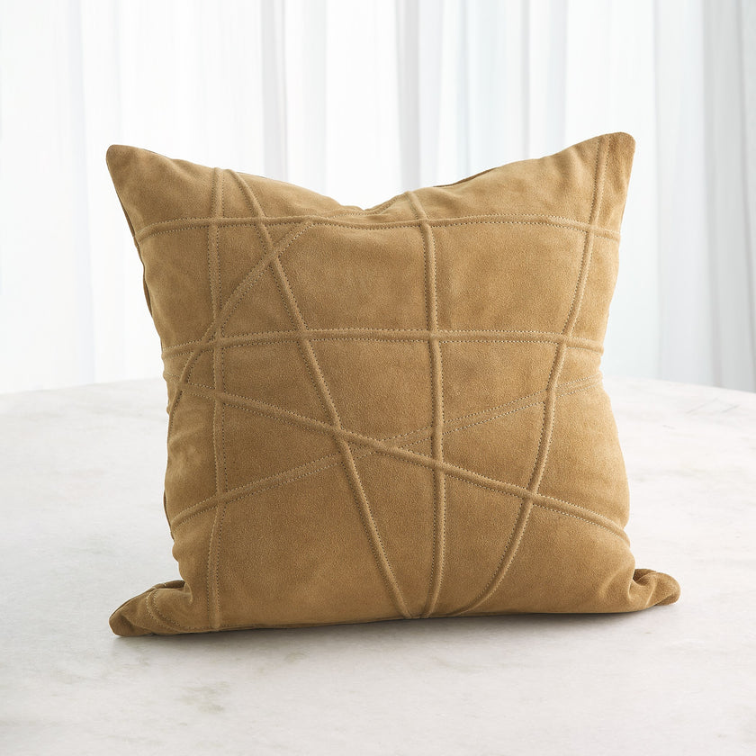 Global Views Crossroads Suede Pillow