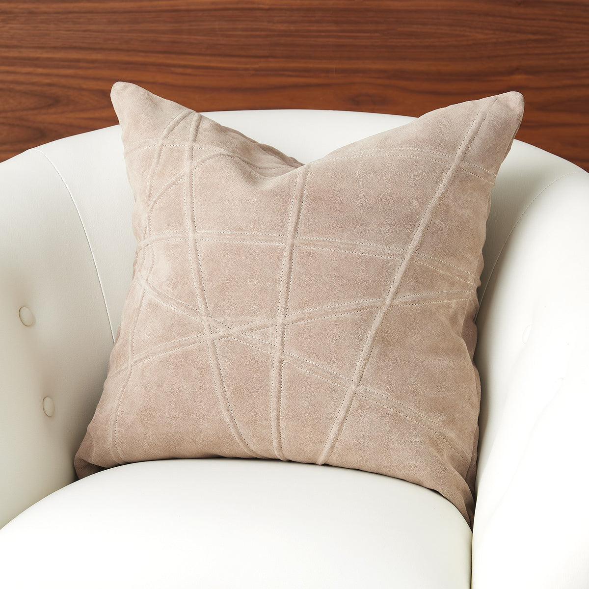 Global Views Crossroads Suede Pillow