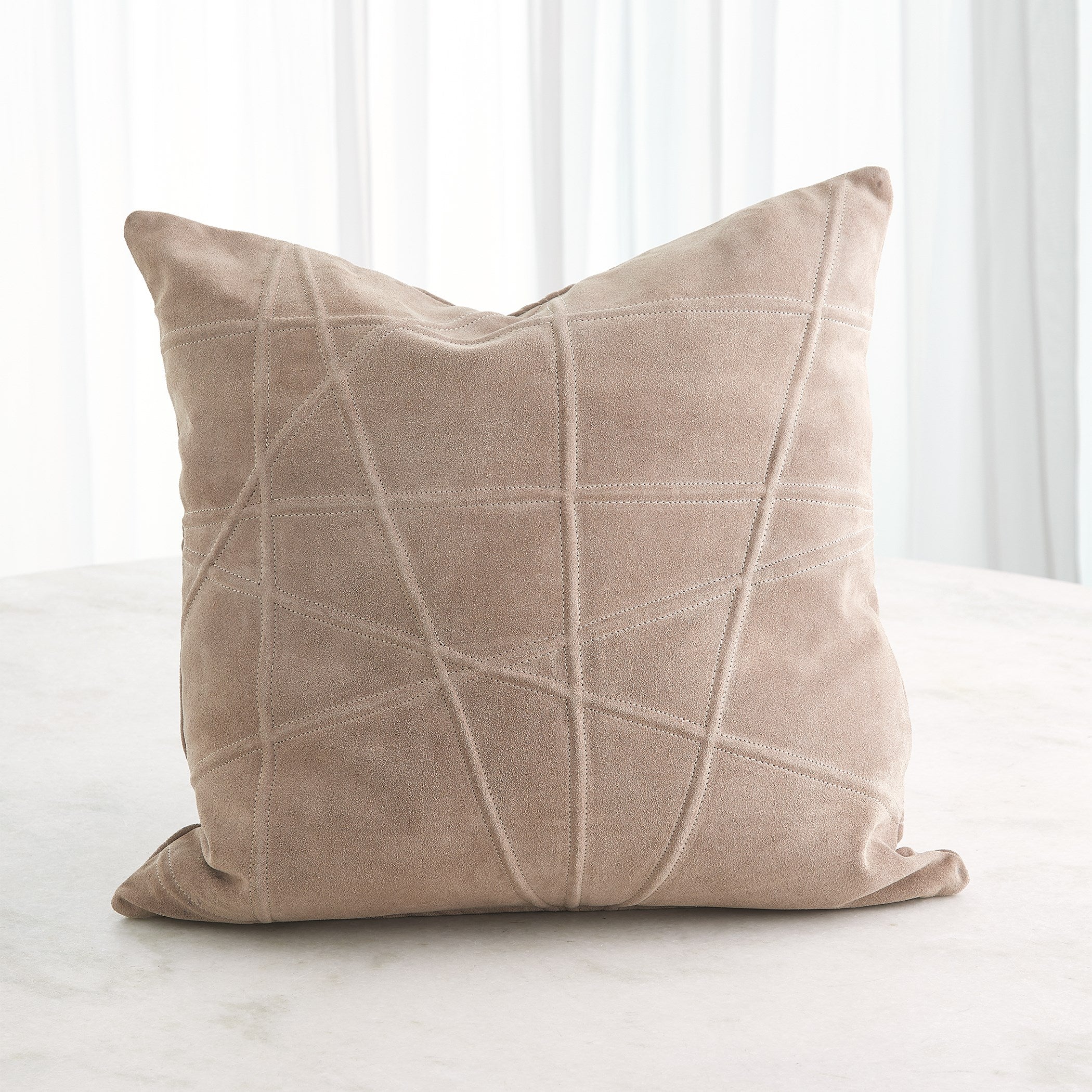 Global Views Crossroads Suede Pillow
