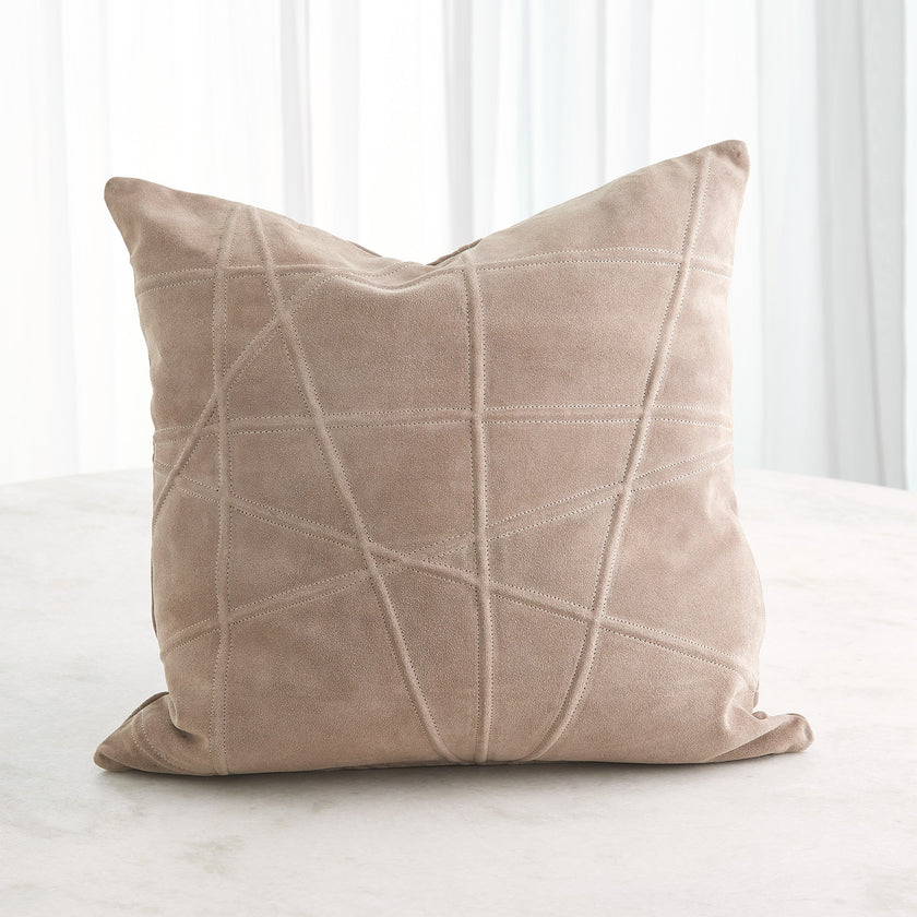 Global Views Crossroads Suede Pillow