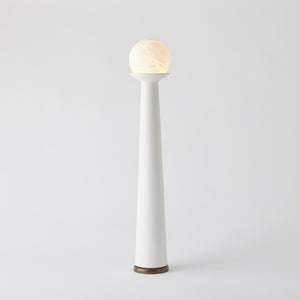 Global Views Alabaster Bulb Tower Lamp