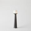 Global Views Alabaster Bulb Tower Lamp-Black