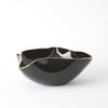 Global Views Currents Bowl Black/Gold