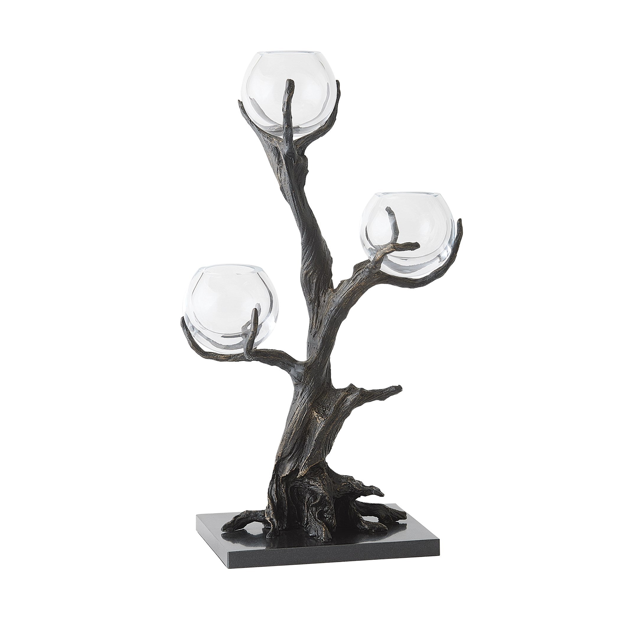 Global Views Monterey Vase Holder Natural Iron