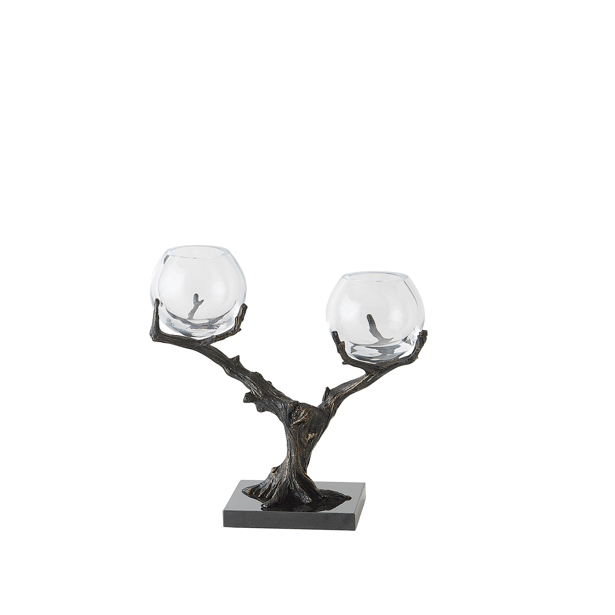 Global Views Monterey Vase Holder Natural Iron