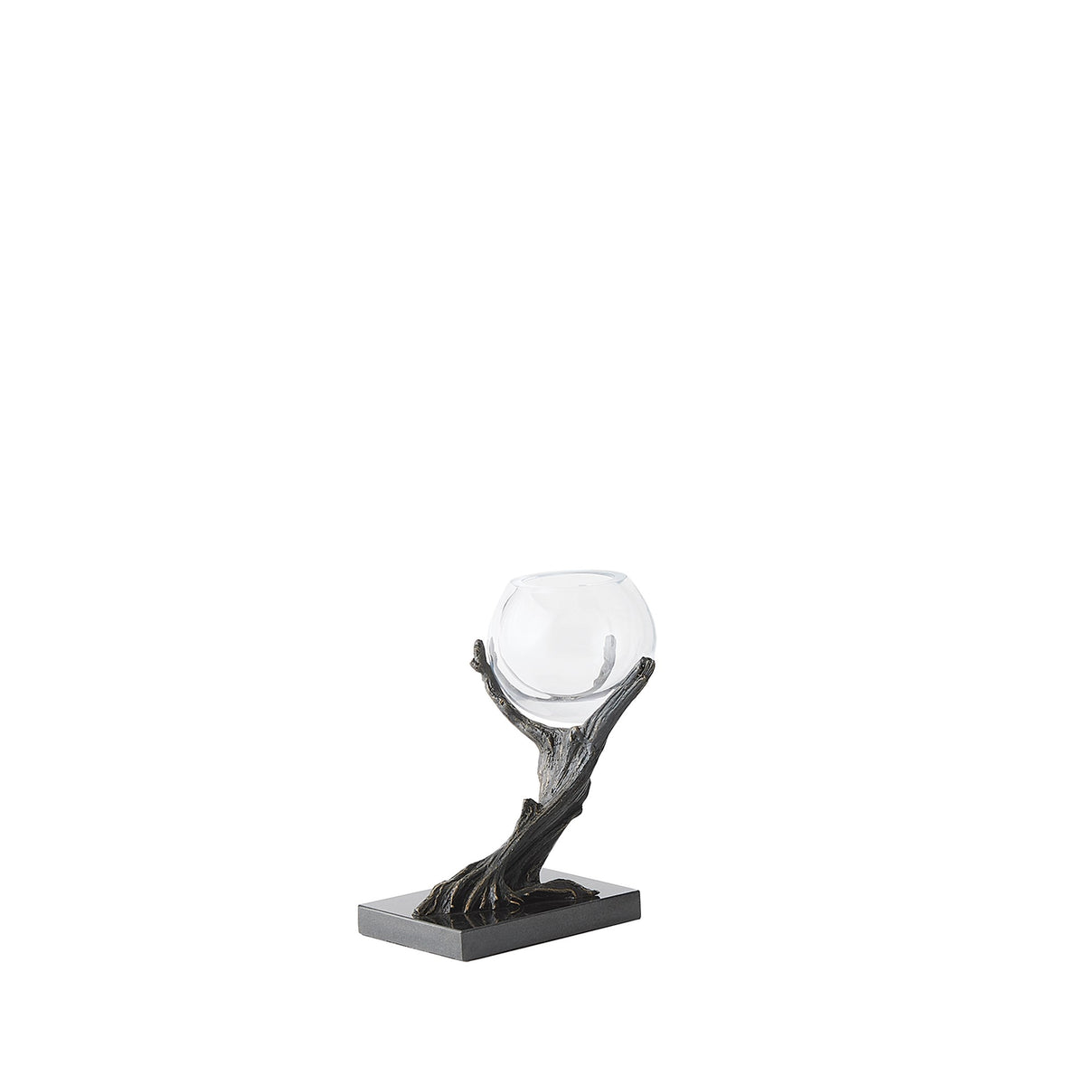 Global Views Monterey Vase Holder Natural Iron