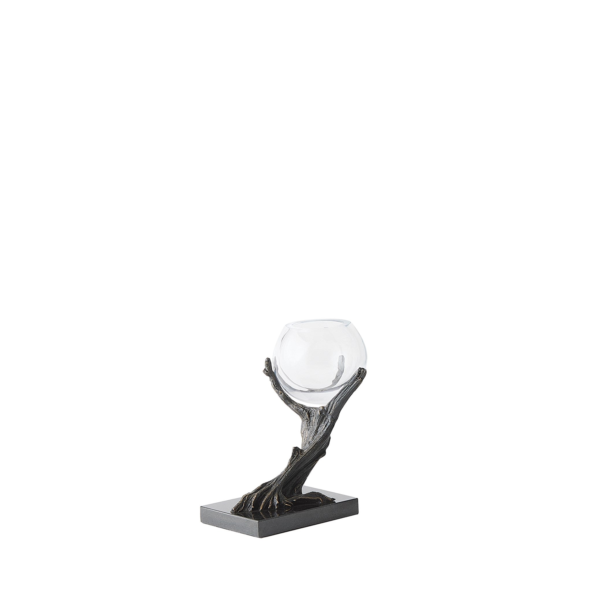 Global Views Monterey Vase Holder Natural Iron