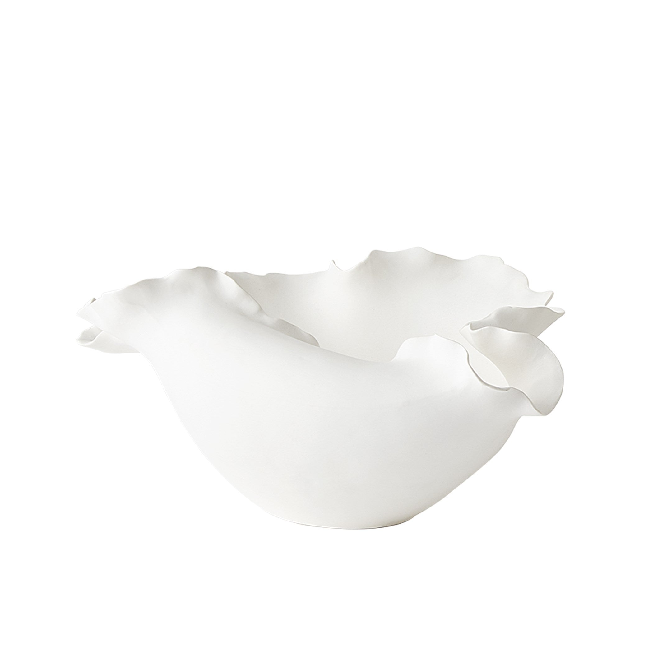 Global Views Folios Bowl Matte White