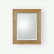 Global Views Delicate Basketweave Mirror-Gold