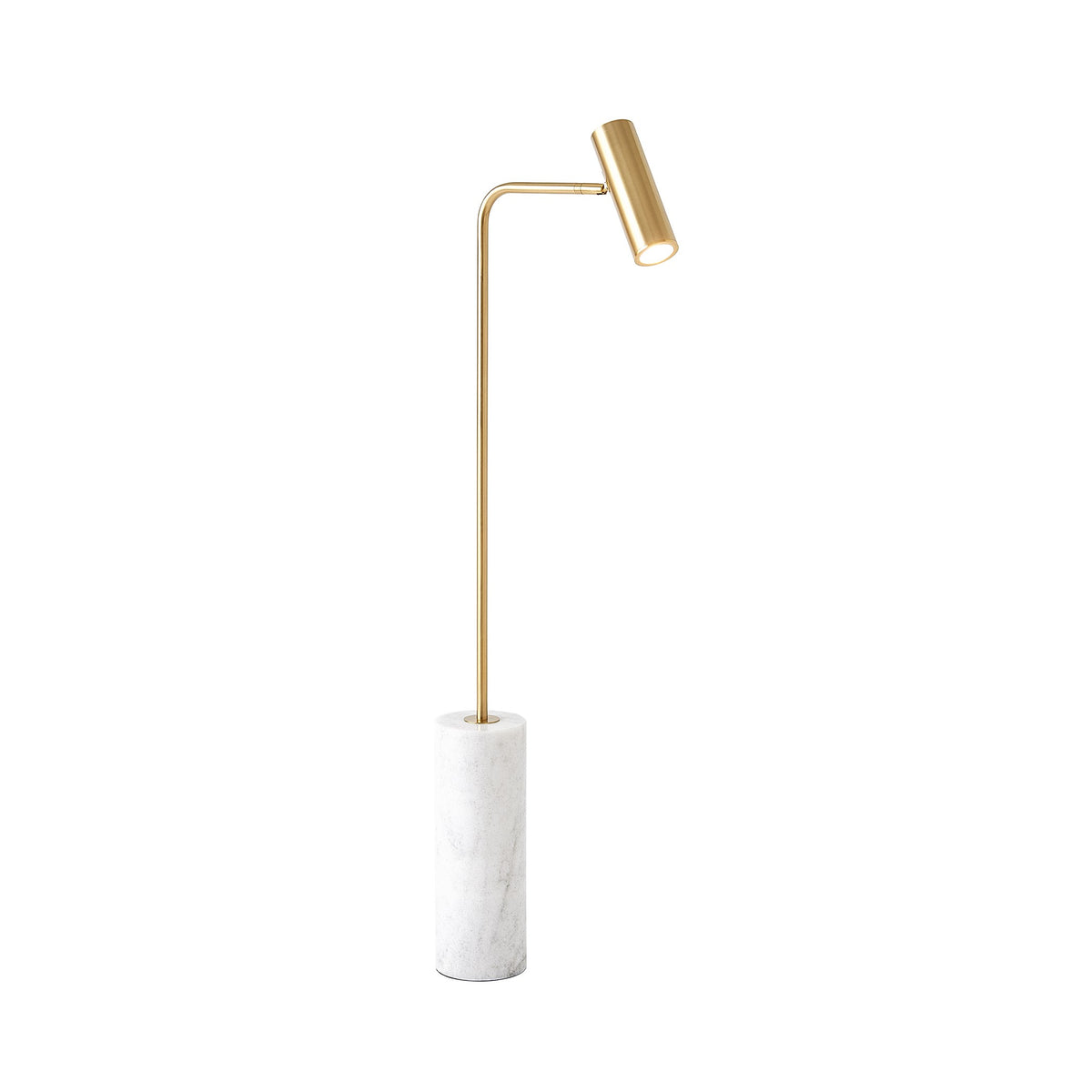 Global Views Spotlight Floor Lamp Brass