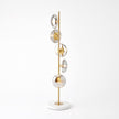 Global Views Stellar Floor Lamp-Smoke/Brass