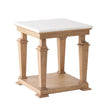 Global Views Josephine Side Table-Bleached Oak