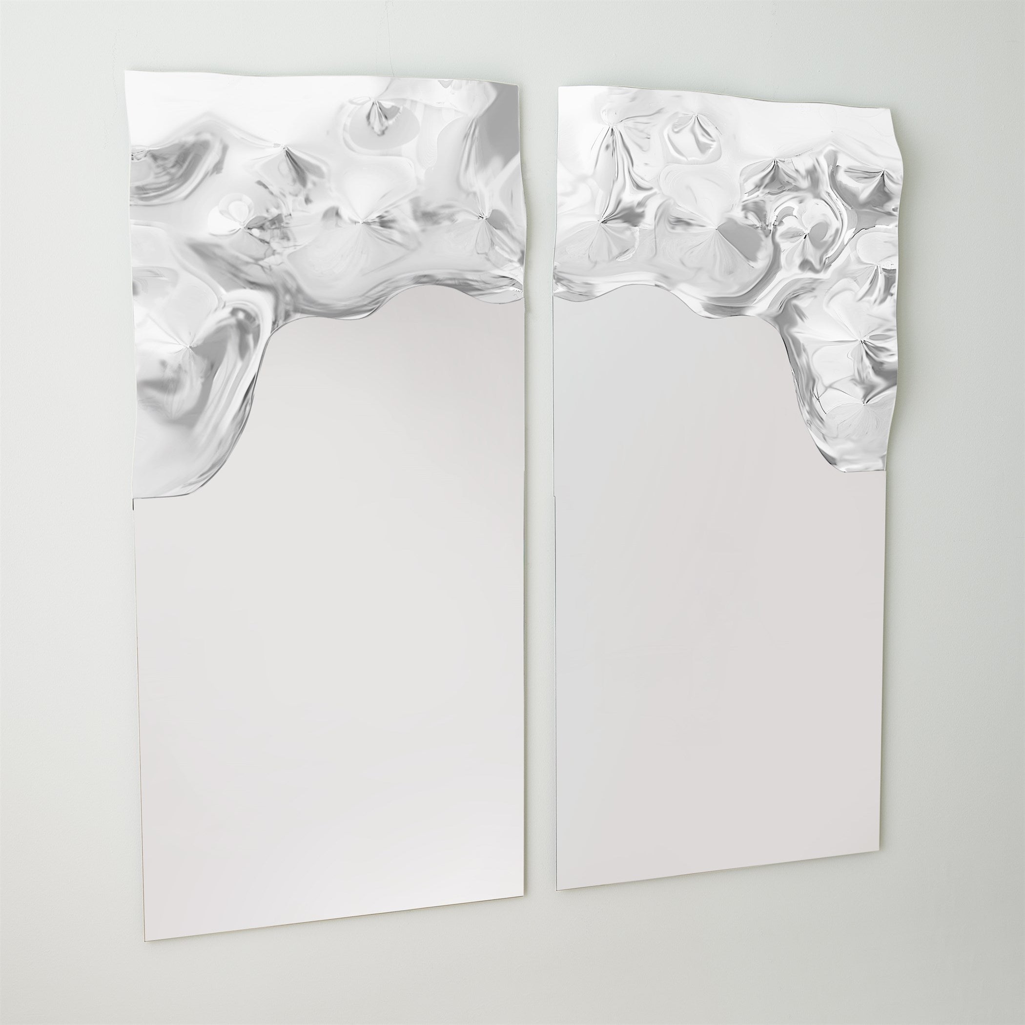 Global Views Asymmetrical Ripple Mirror