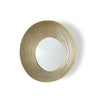 Global Views Saturn Mirror-Antique Gold-Sm