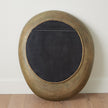 Global Views Saturn Mirror-Antique Gold-Lg