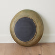 Global Views Saturn Mirror-Antique Gold-Sm