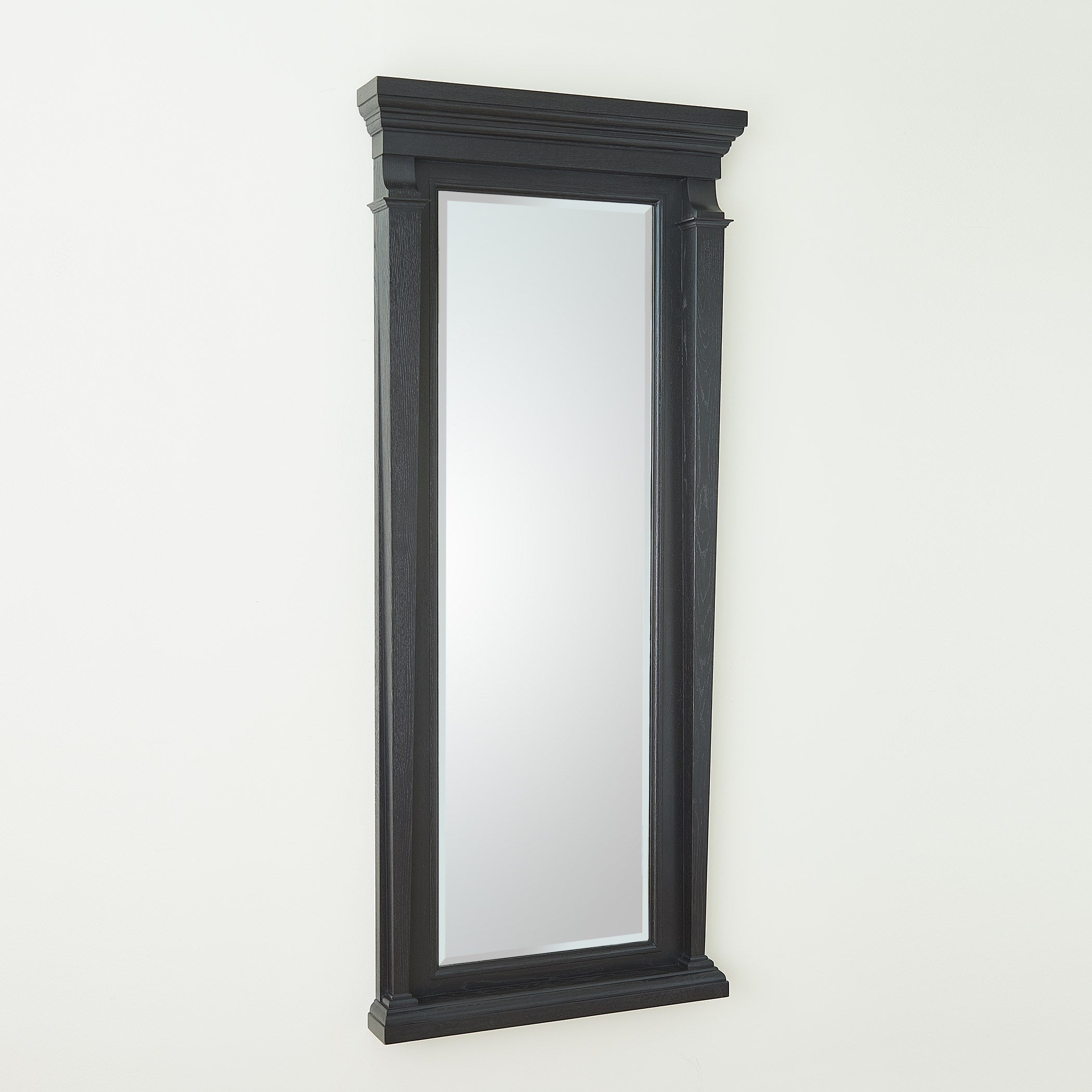 Global Views Josephine Floor Mirror-Blackened Oak