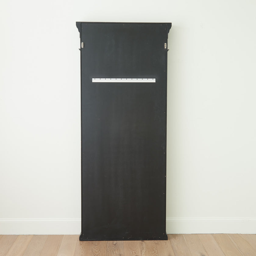 Global Views Josephine Floor Mirror-Blackened Oak