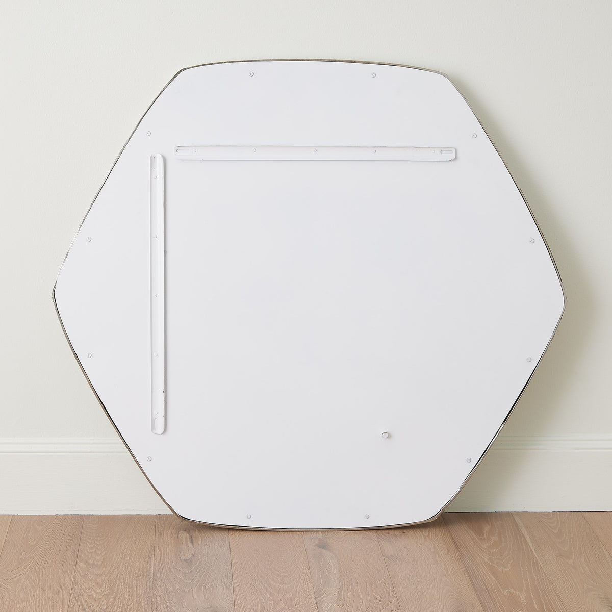 Global Views Hexagon Mirror Nickel