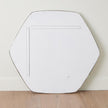 Global Views Hexagon Mirror Nickel