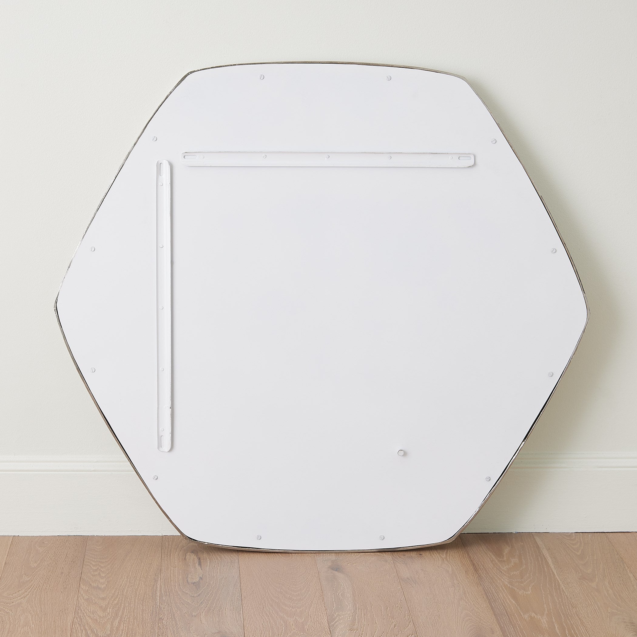 Global Views Hexagon Mirror Nickel