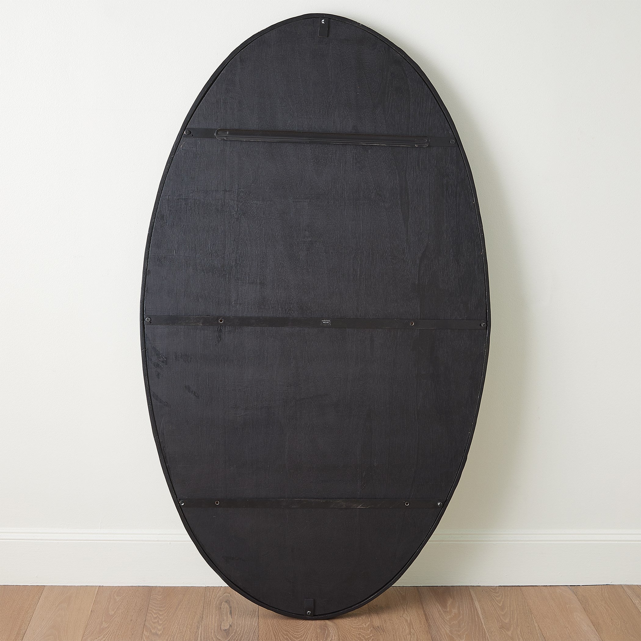 Global Views Oval Mirror Forged Iron