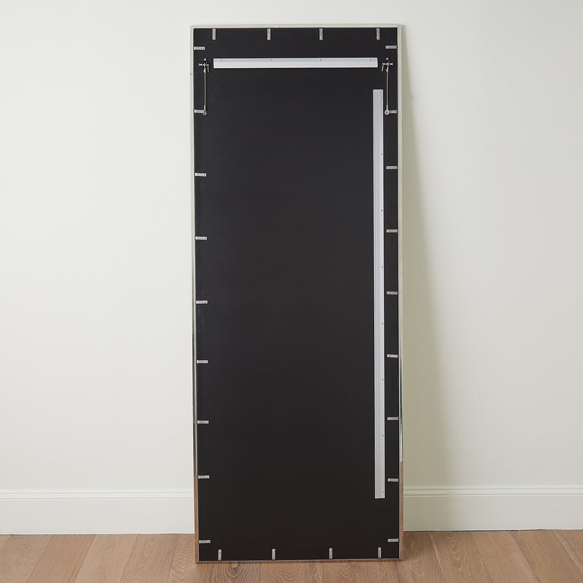 Global Views Reeves Floor Mirror Nickel