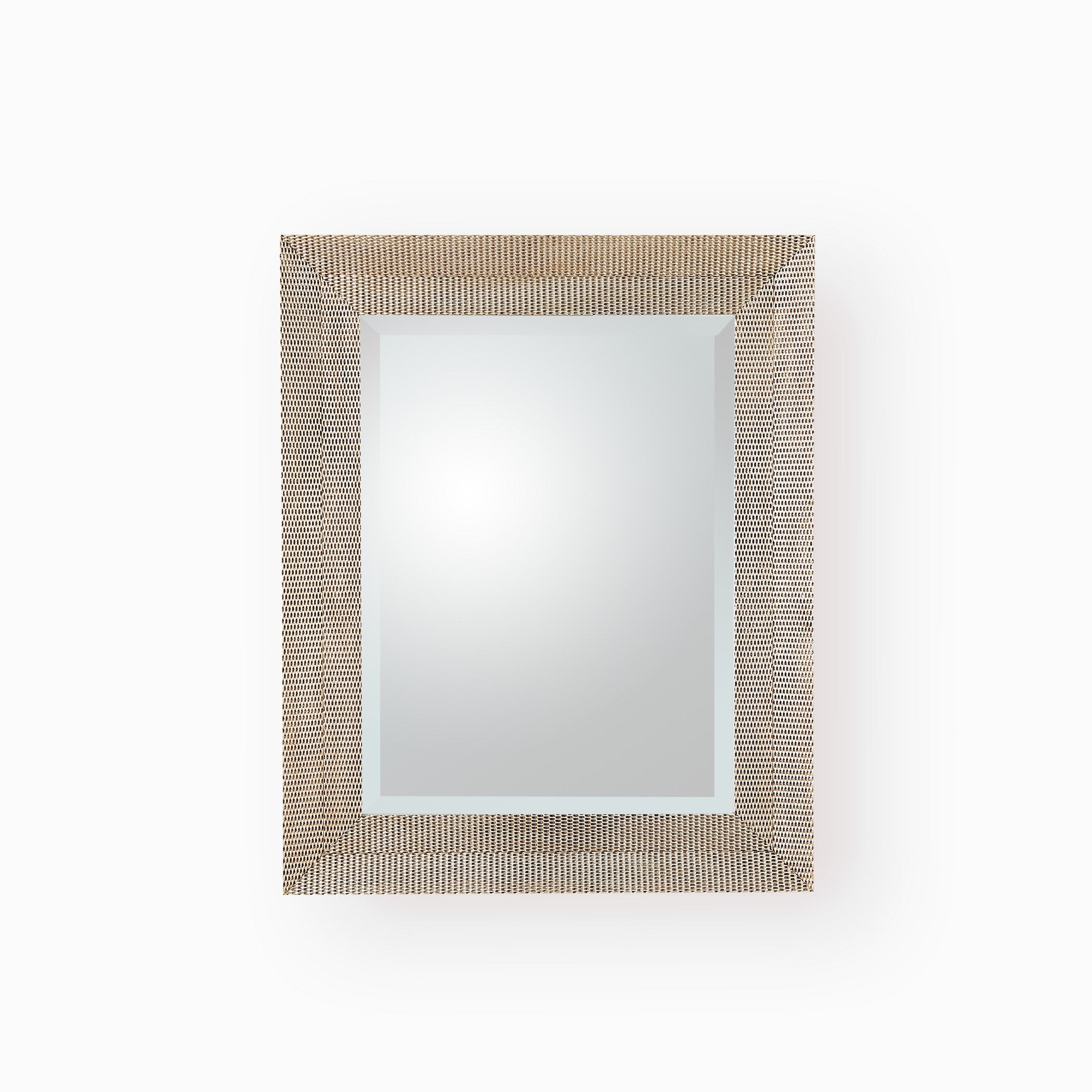Global Views Delicate Basketweave Mirror