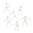 Global Views S/6 Foley's Follie Brass