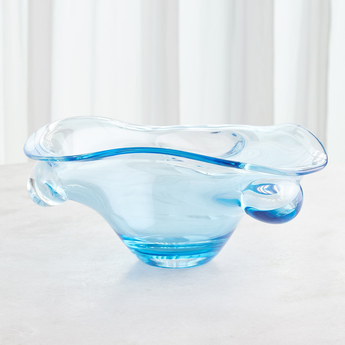 Global Views Triple Bubble Bowl Blue