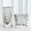 Global Views Quilted Vase-Grey-Wide