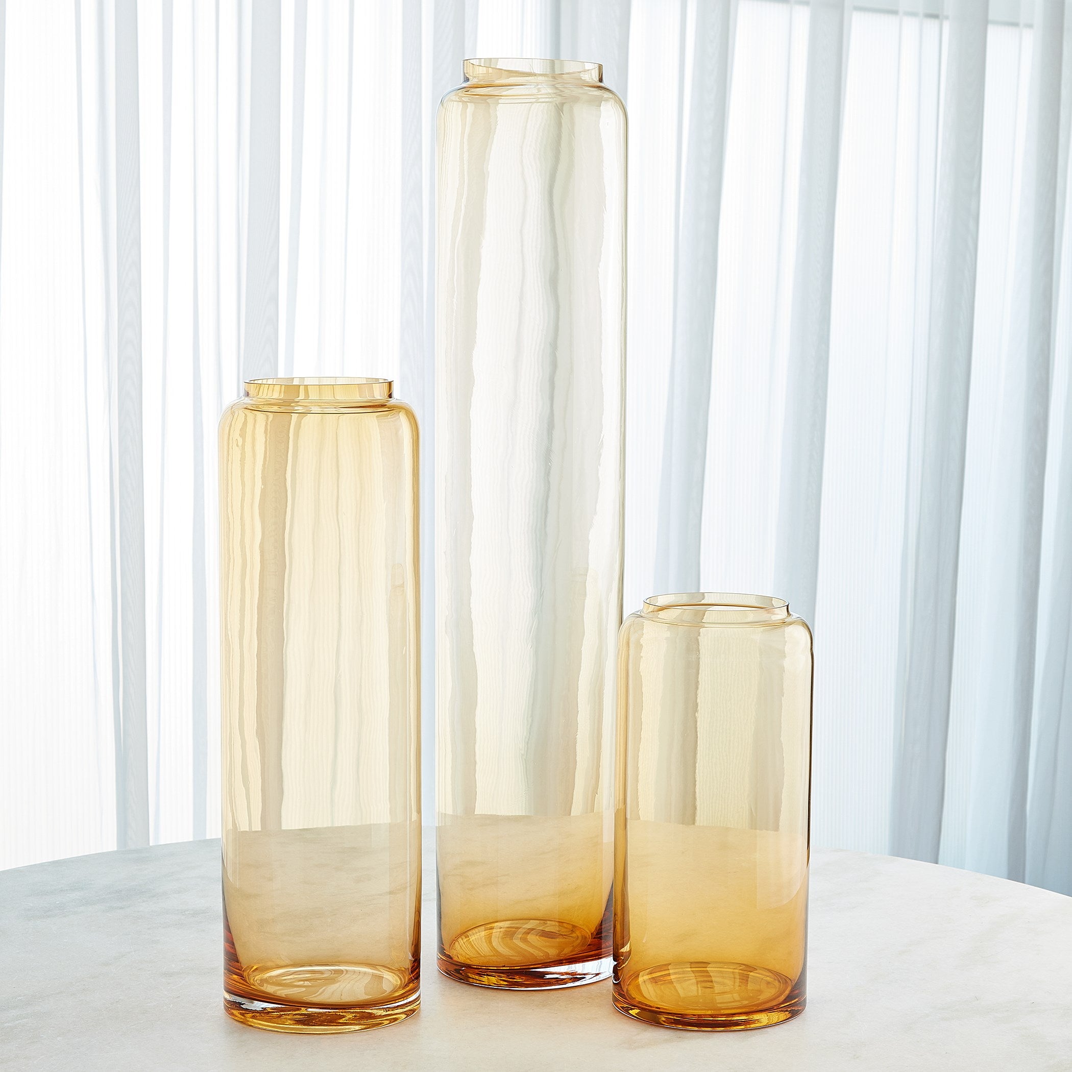 Global Views Datum Vase Caramel