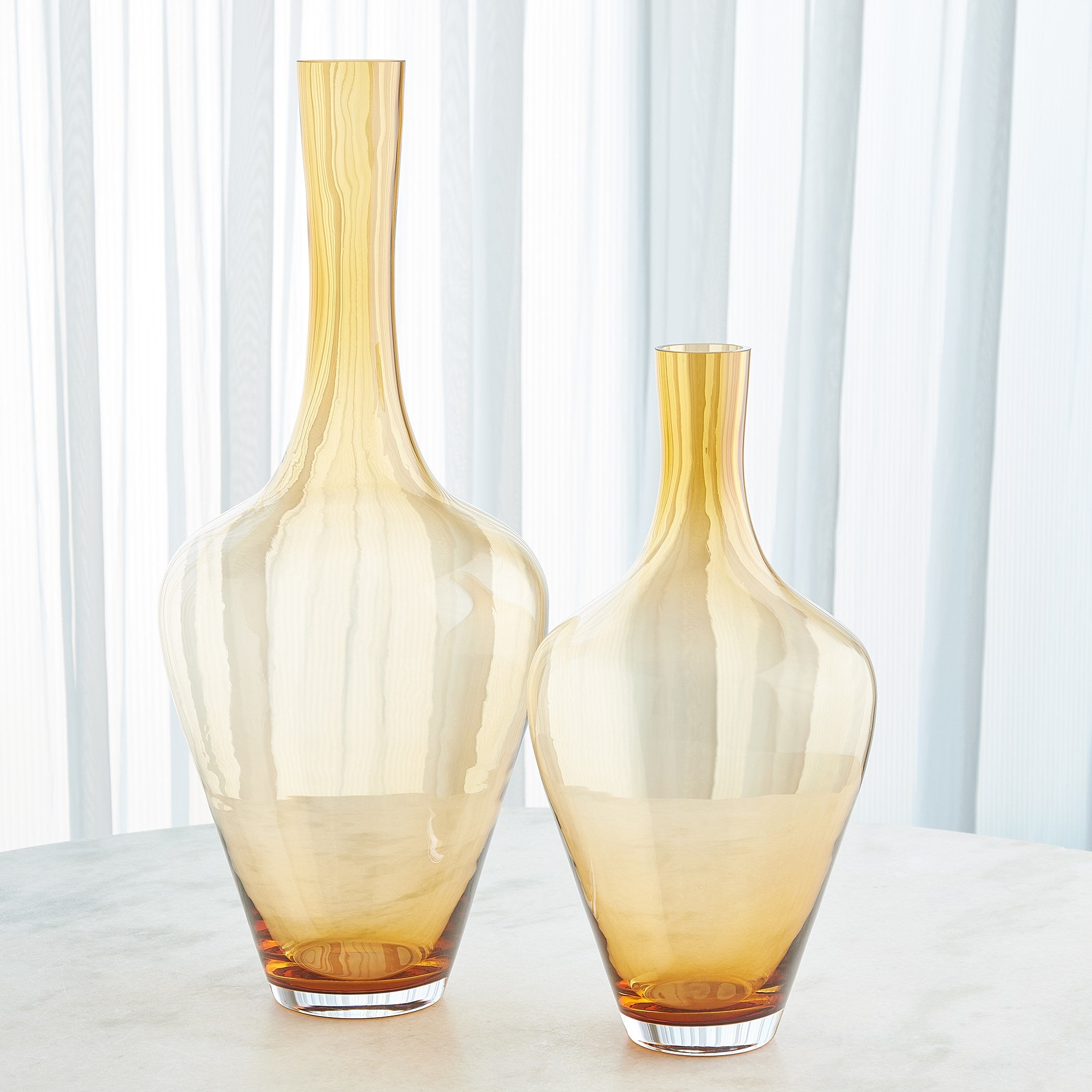 Global Views Ambrosia Vase Caramel