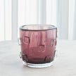 Global Views Ingot Vase-Plum-Sm