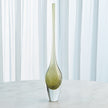 Global Views Flecked Spire Bottle Olive