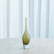 Global Views Flecked Spire Bottle Olive