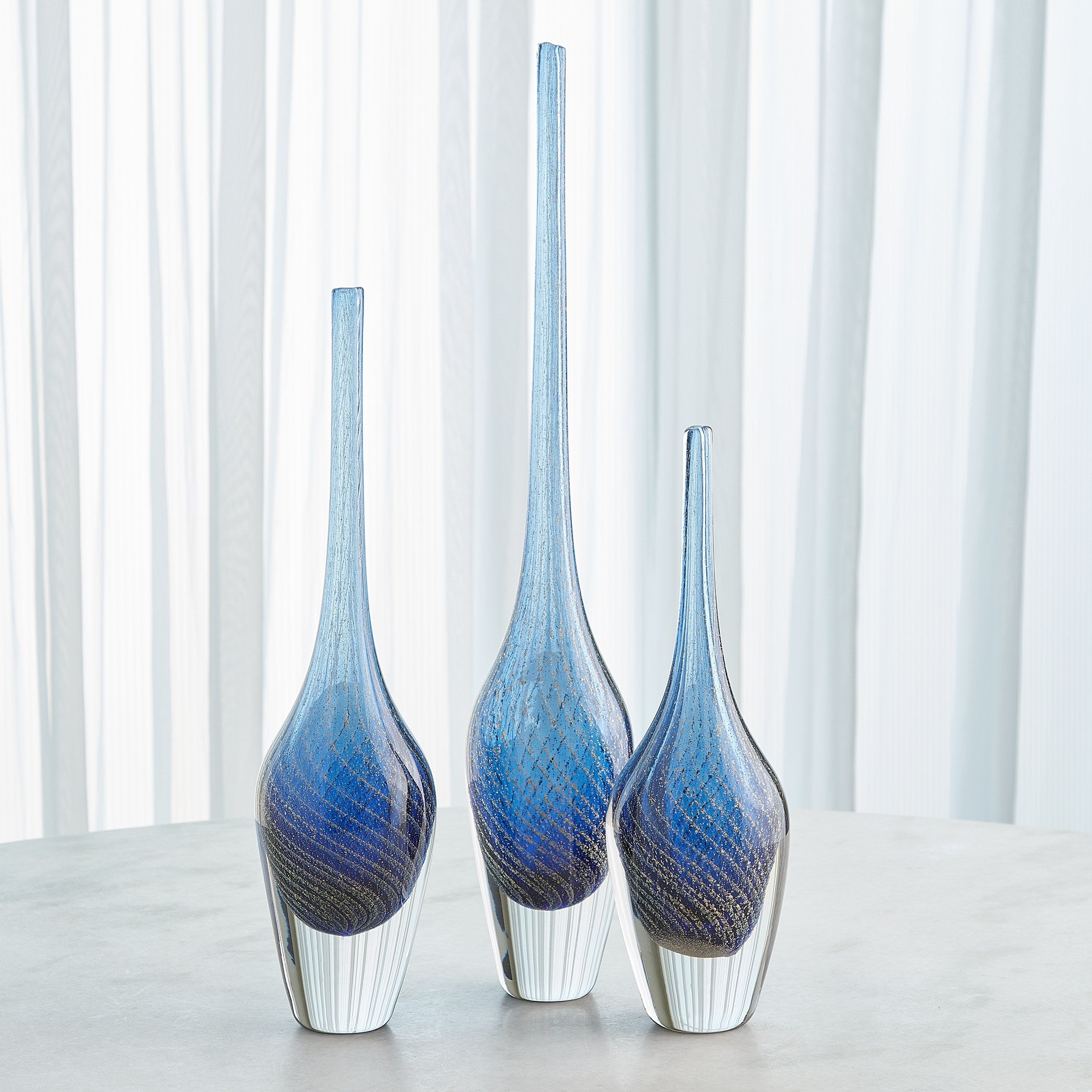 Global Views Flecked Spire Bottle