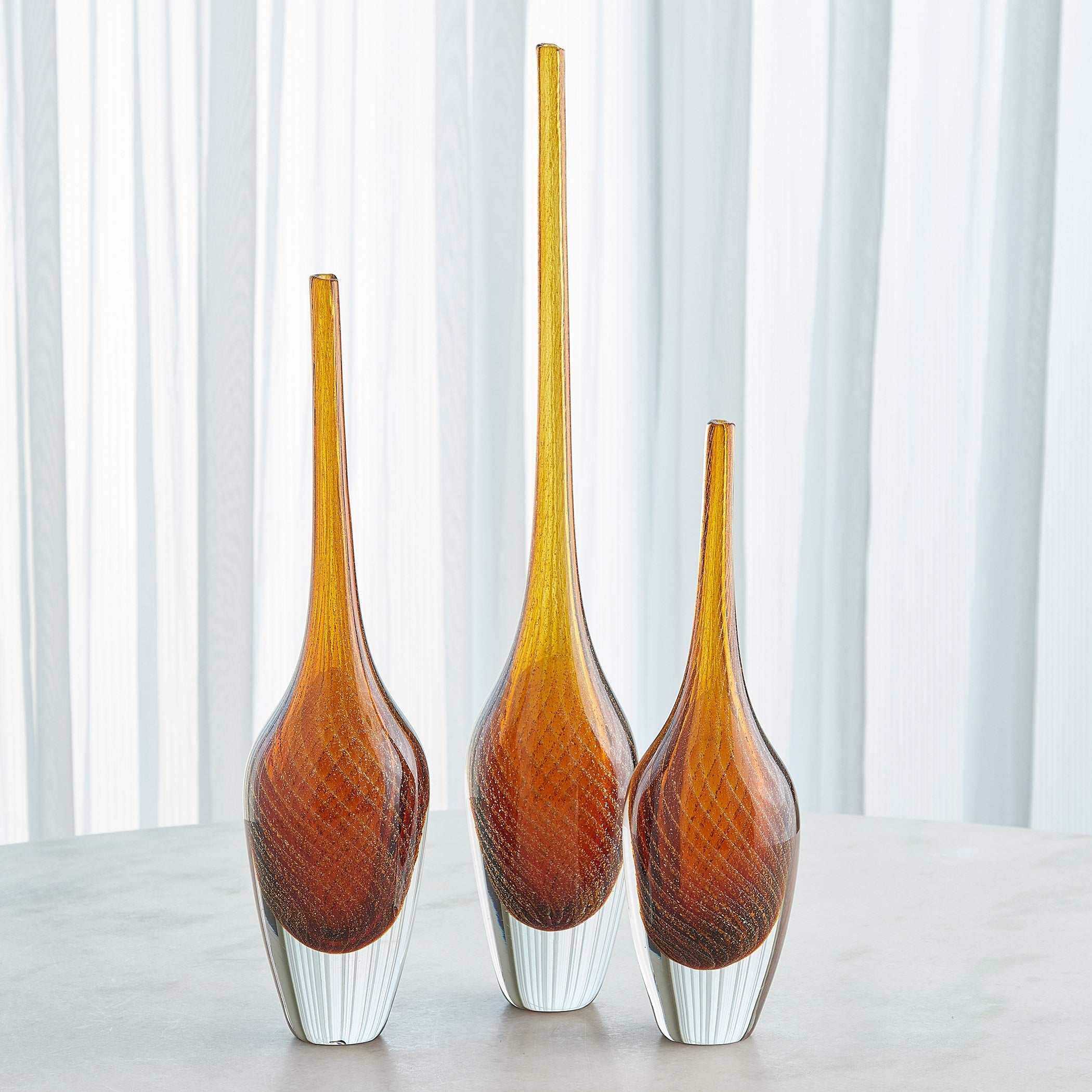 Global Views Flecked Spire Bottle