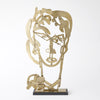 Global Views Hero Sculpture Brass