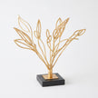 Global Views Windswept Sculpture Gold Leaf