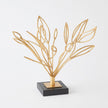 Global Views Windswept Sculpture Gold Leaf