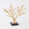 Global Views Windswept Sculpture Gold Leaf