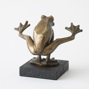 Global Views Leap Frog Bronze