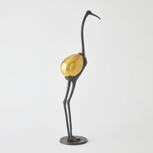 Global Views Precious Egg Sculpture Brass