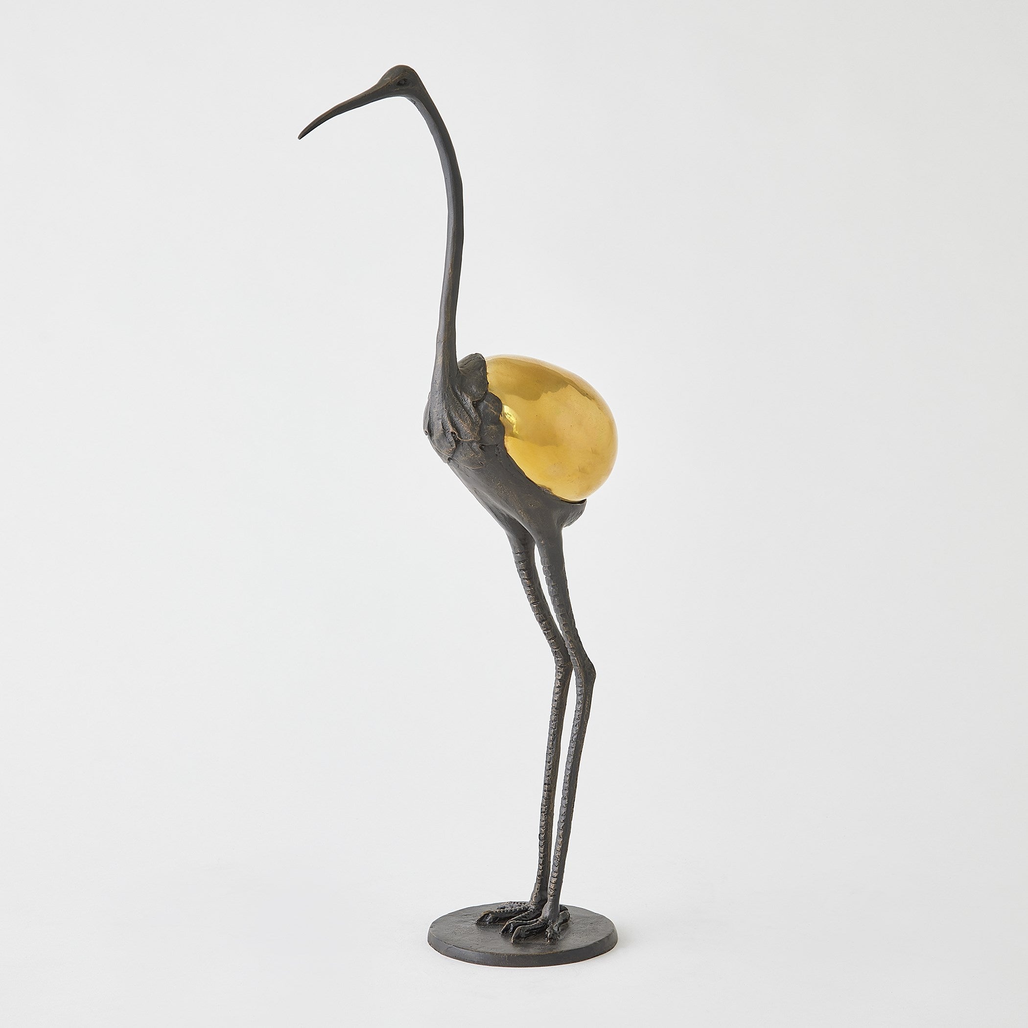 Global Views Precious Egg Sculpture Brass