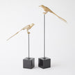 Global Views Perched Swallow Brass