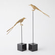Global Views Perched Swallow Brass
