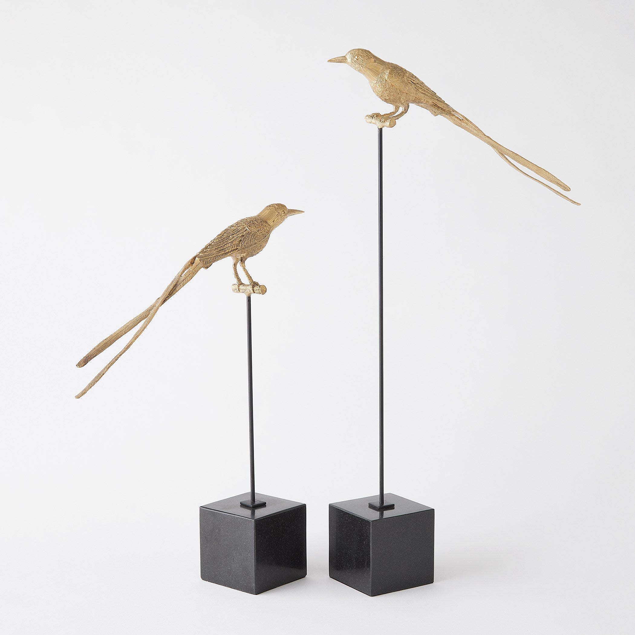 Global Views Perched Swallow Brass
